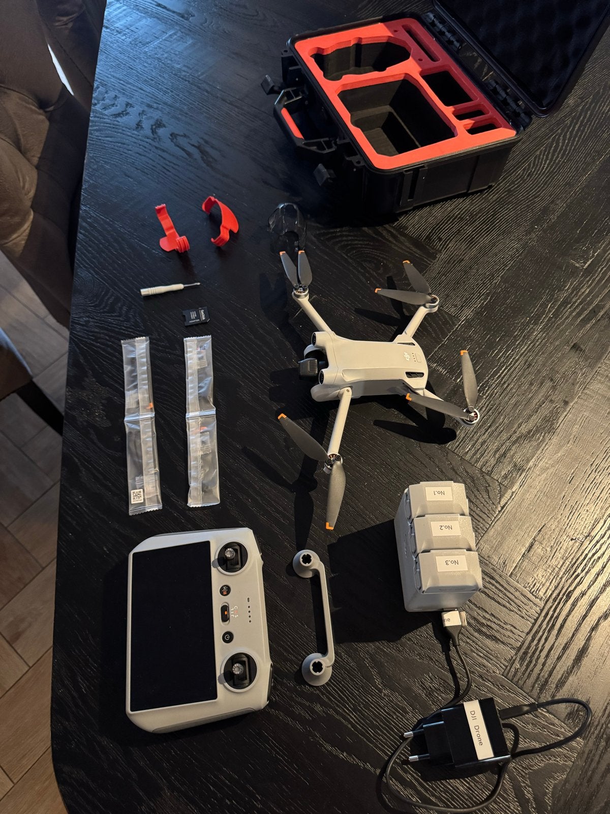 DJI Mini 3 Pro Fly More Combo met Smart Controller, Ophalen, 30 tot 45 minuten, Cameradrone, Extra accu('s)