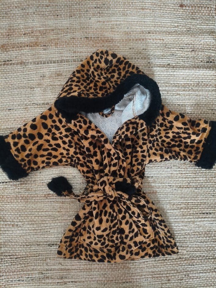 Badjas voor kinderen met panter print, Ophalen of Verzenden, Zo goed als nieuw, Jongen, Nacht- of Onderkleding