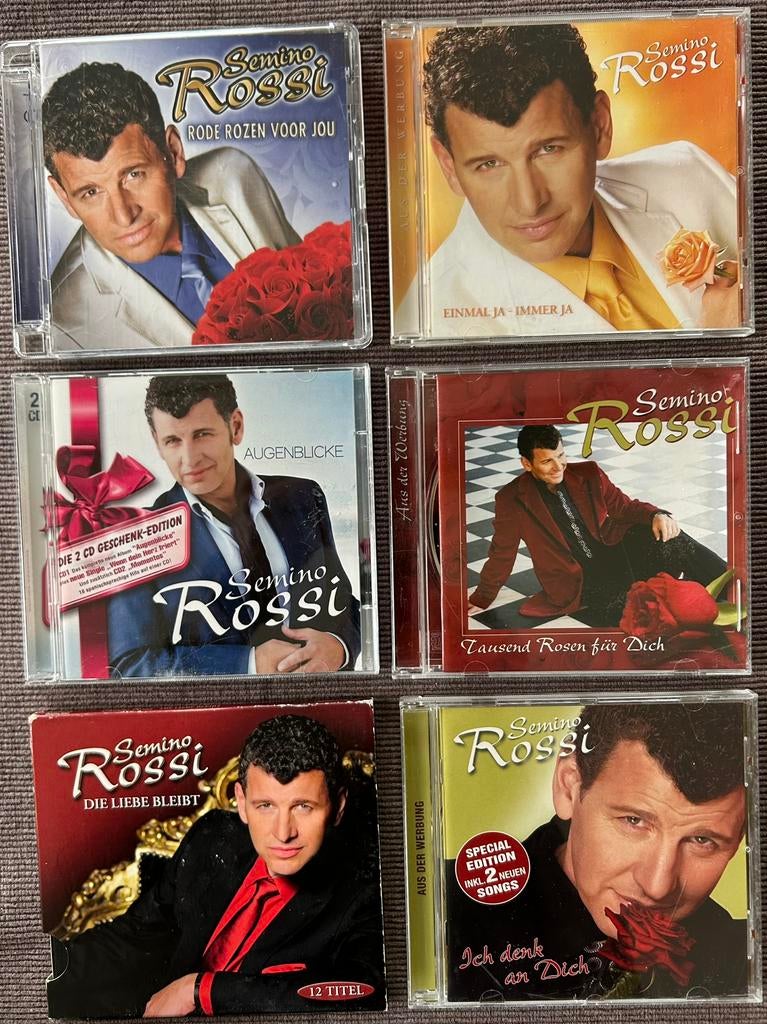 Semino Rossi - 6 cd’s, Cd's en Dvd's, Cd's | Schlagers, Zo goed als nieuw, Ophalen of Verzenden