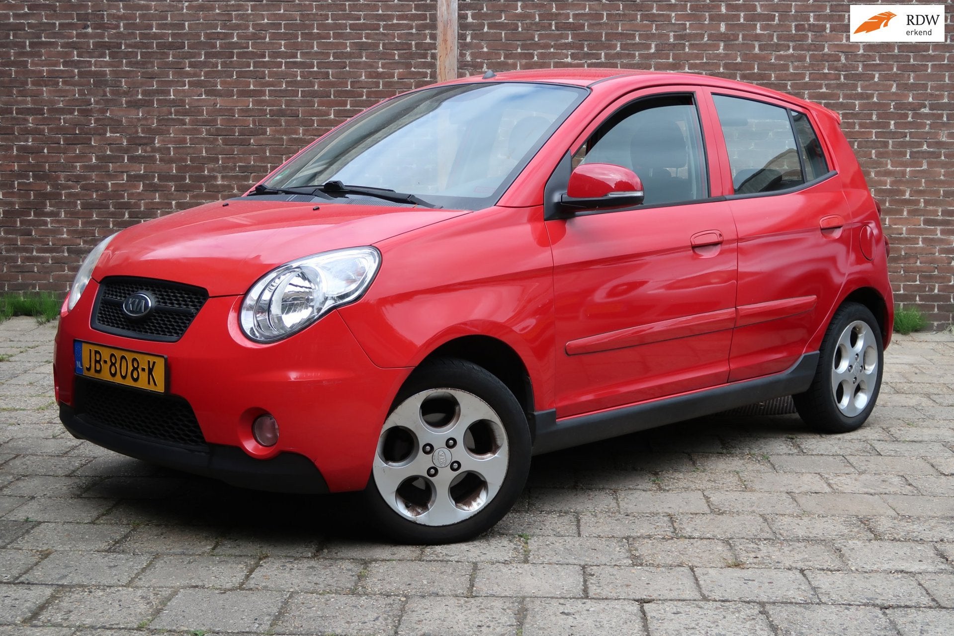 Kia Picanto 1.1 SportbyKia *Rijklaarprijs *Climate Control *, Auto's, Stof, Gebruikt, Zwart, 4 cilinders