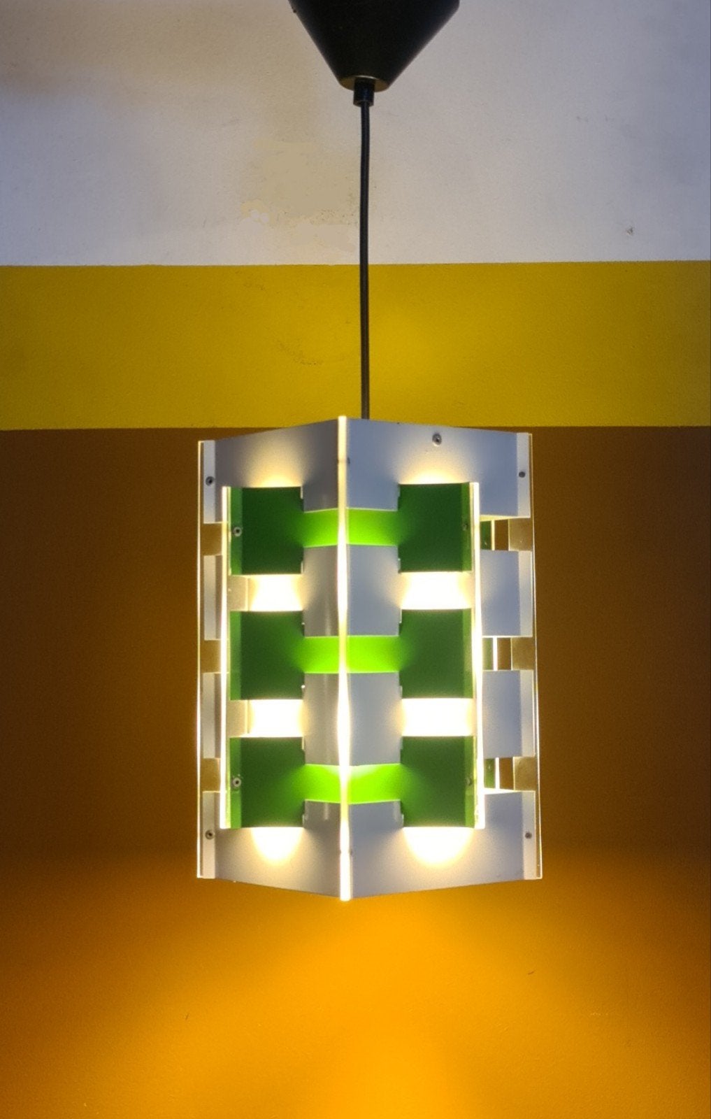 Vintage, design hanglamp Anvia Almelo, Hoogervorst, Ophalen of Verzenden, Anvia Almelo