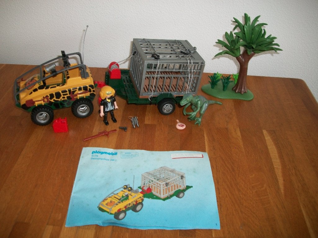 4175 amfibievoertuig met Deinoncychus, Ophalen of Verzenden, Nieuw, Complete set