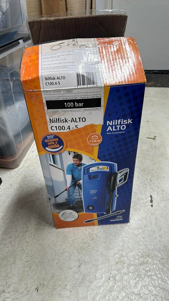 Hogedrukreiniger, Ophalen, Elektrisch