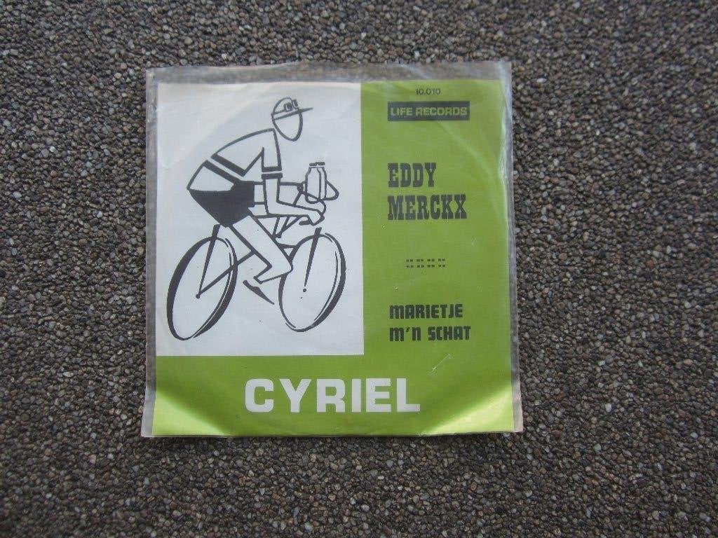 Vinyl Single Eddy Merckx, Ophalen, Zo goed als nieuw, Nederlandstalig