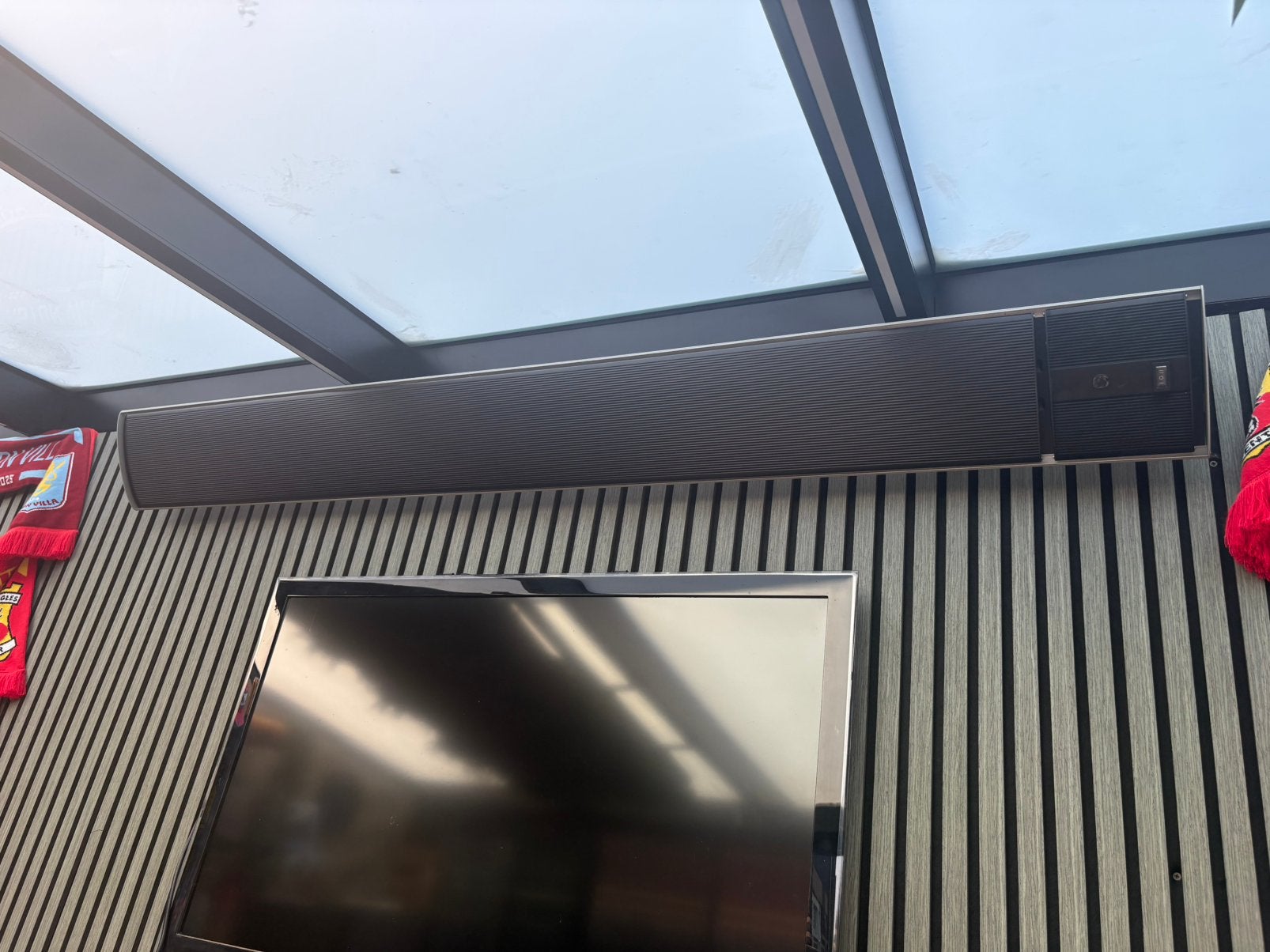 Terrasverwarmer infrarood heatpanel 3200, Tuin en Terras, Ophalen of Verzenden, Zo goed als nieuw