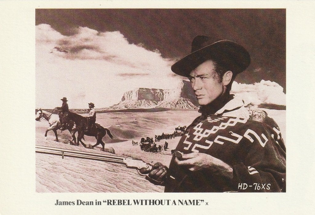 Kaart James Dean (1), Verzenden, 1980 tot heden, Ongelopen, Sterren en Beroemdheden