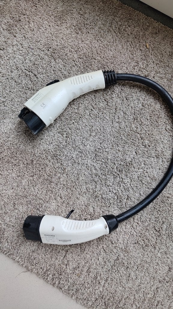 laadkabel type 1 naar type 2 adapter duosida, Ophalen of Verzenden, Zo goed als nieuw