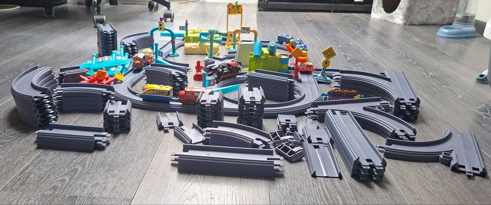 Chuggington Treinset met heel veel onderdelen, Ophalen, Gebruikt