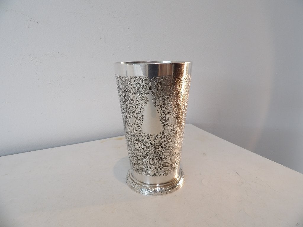 Beker Mint Julep Verzilverd, Barker Ellis, Ophalen of Verzenden, Zilver