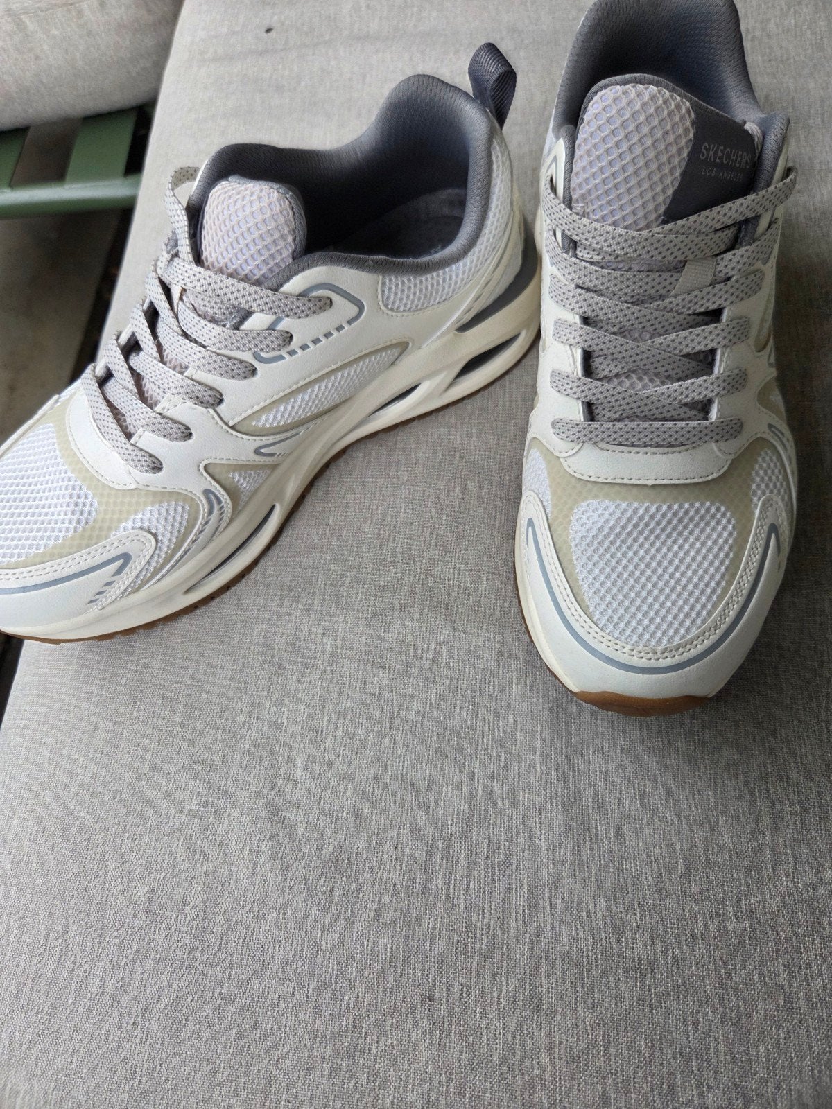 Skechers sneakers - Zo goed als nieuw, Kleding | Heren, Wit, Ophalen of Verzenden, Zo goed als nieuw, Skechers