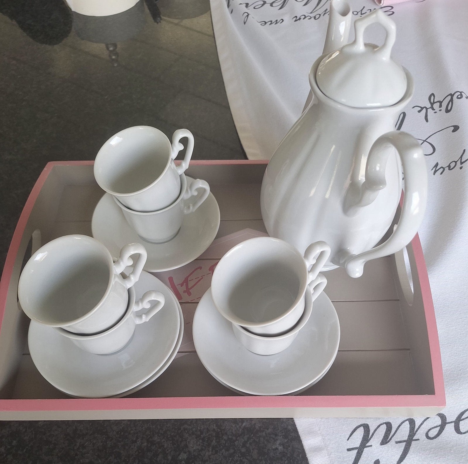 Mooie decoratie voor in huis, Gebruikt, Lantaarn, Wit, Ophalen of Verzenden
