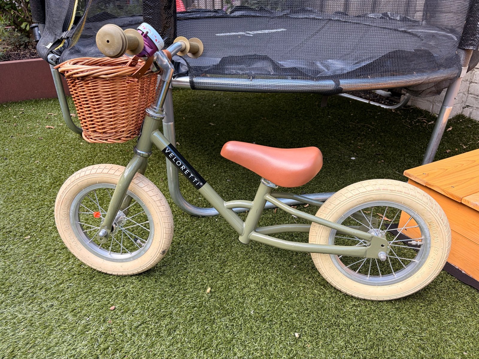 Veloretti loopfiets met mand (2in1: drie- en twee wiel), Ophalen, Zo goed als nieuw, Minder dan 16 inch
