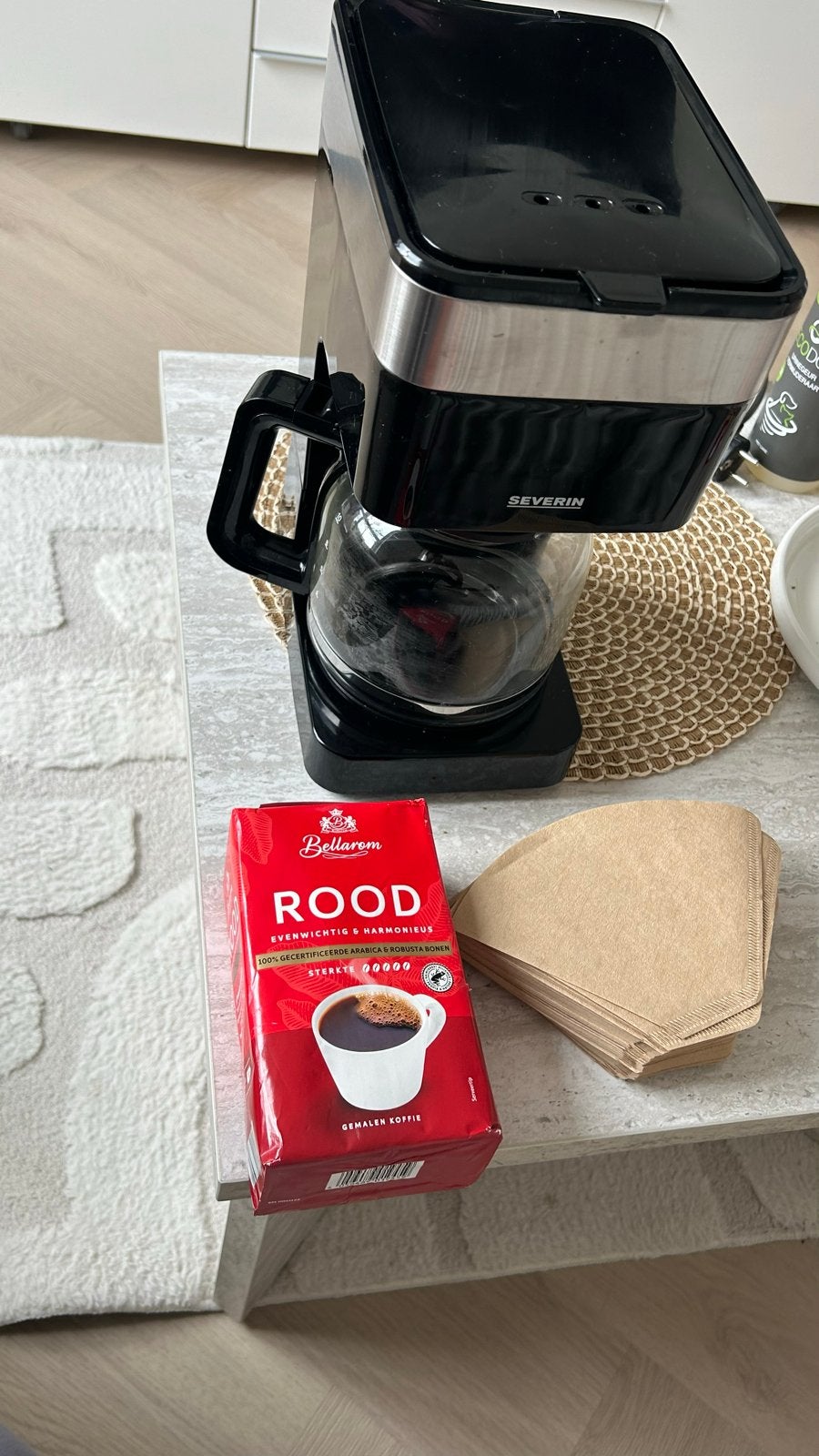 Oploskoffie apparaat - Inclusief koffie en filterzak, Ophalen, Gebruikt, Koffiemachine, Gemalen koffie