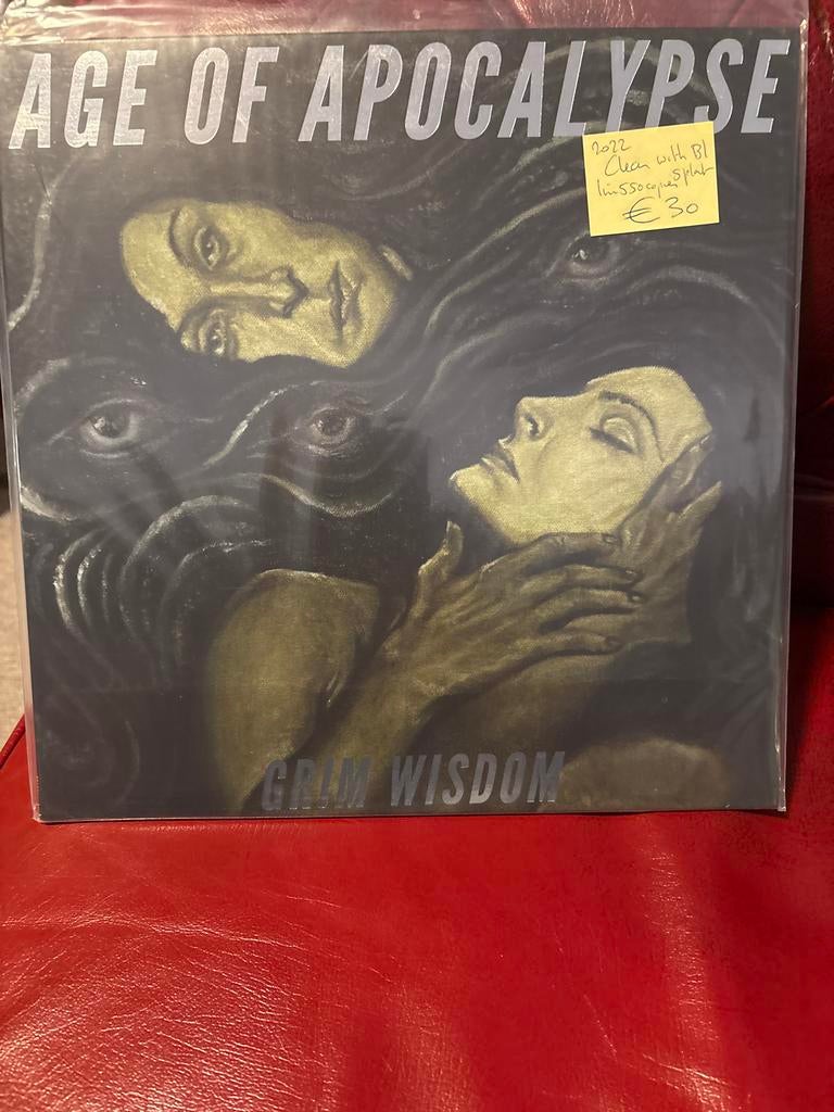 Age of Apocalypse - Grim Wisdom (2022) Clear/Green Splatter, Cd's en Dvd's, Vinyl | Rock, Zo goed als nieuw, Overige genres, 12 inch
