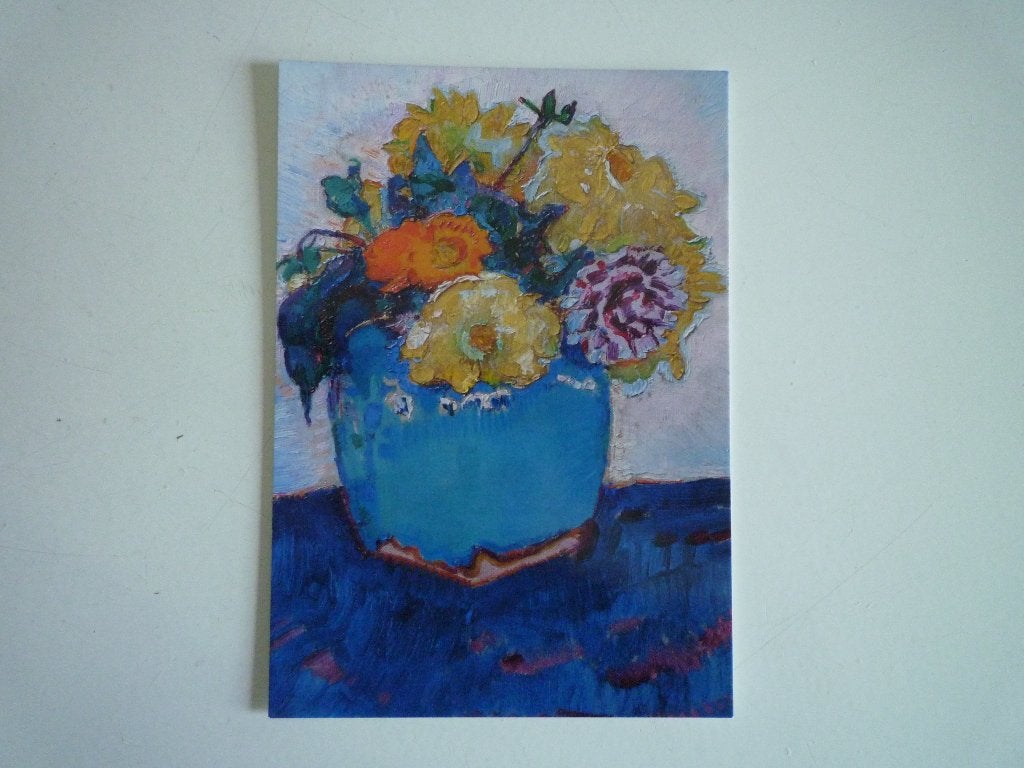 Kunstkaart Jan Sluijters boeket in vaas bloemen Singer Laren, Ophalen of Verzenden, Voor 1920, Overige thema's