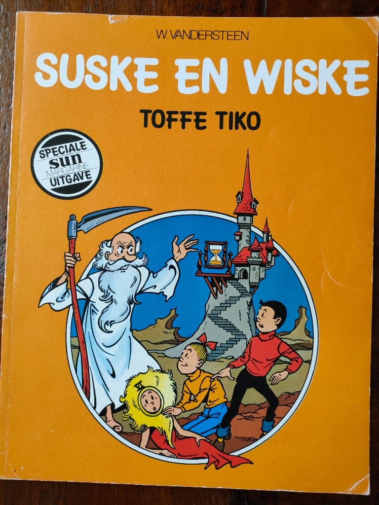 SUSKE EN WISKE Toffe Tiko/Het verborgen volk (jfb-susw), Eén stripboek, Ophalen of Verzenden, Gelezen