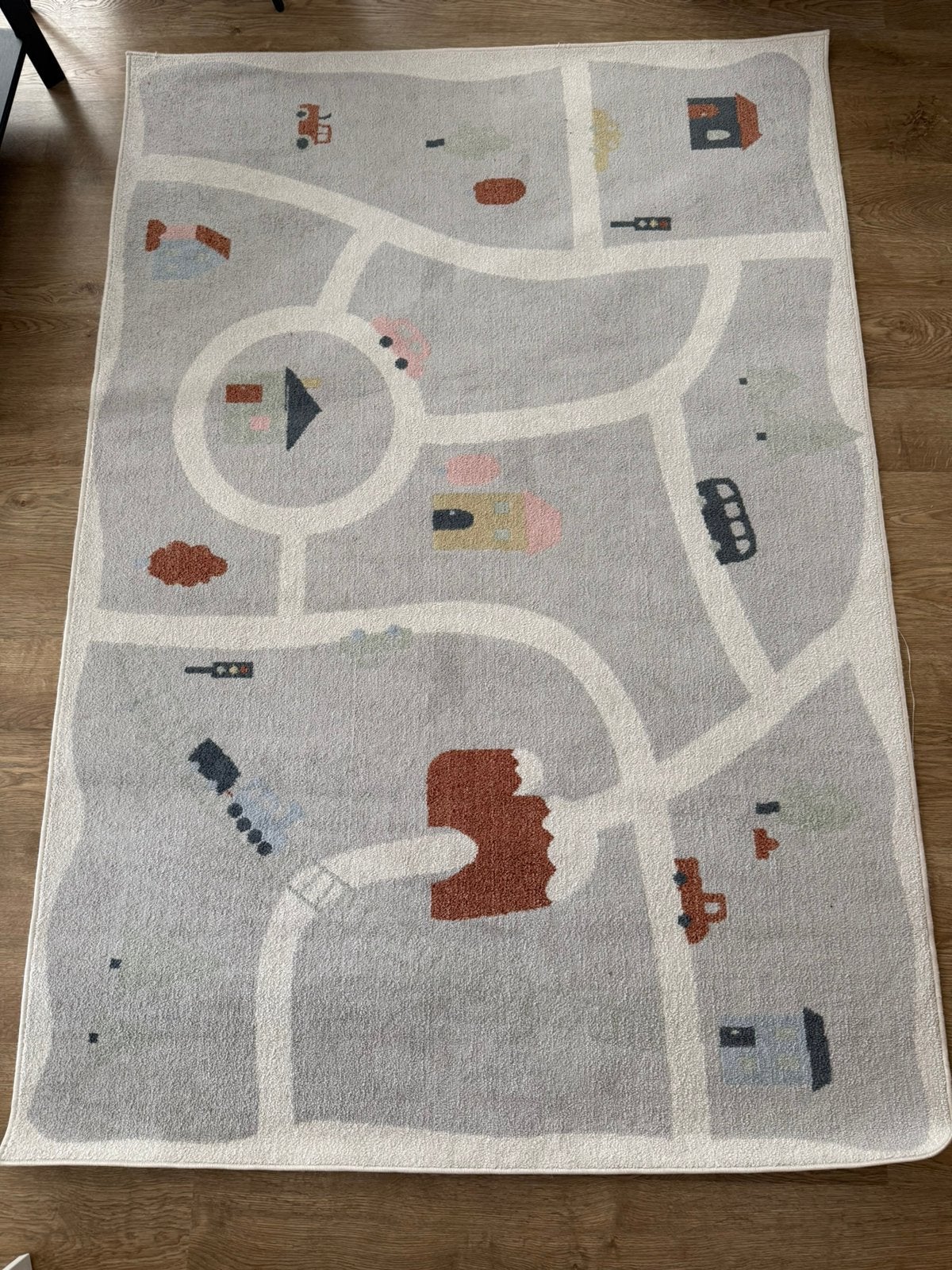 Rugvista vloerkleed auto 140x200cm, Kinderen en Baby's, Speelgoed | Speelkleden, Ophalen, Zo goed als nieuw