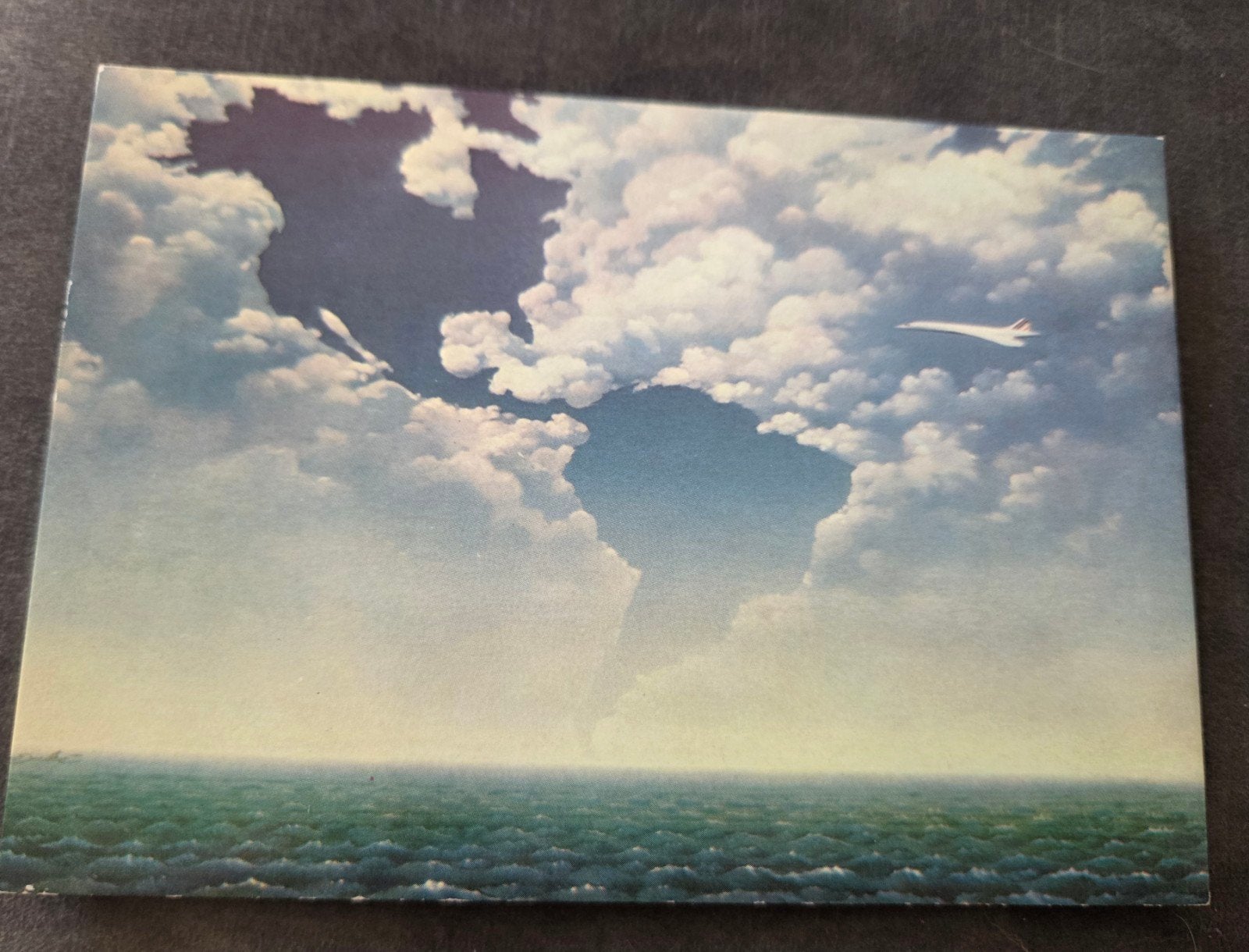 Concorde Air France Ansichtkaart - Michel Dubré, Verzamelen, Ansichtkaarten | Themakaarten, Verzenden, 1960 tot 1980, Ongelopen