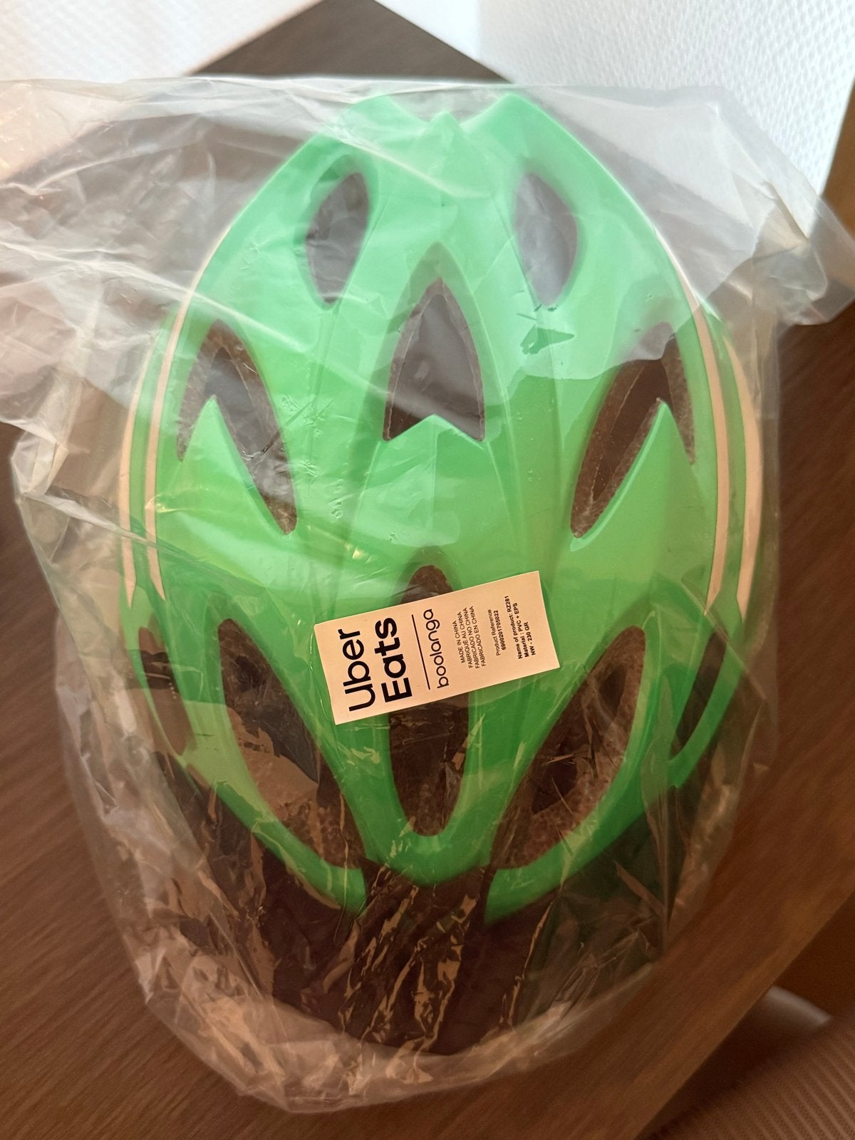 Nieuwe Groene Fietshelm - Uber Eats Editie, Ophalen of Verzenden, Nieuw, Overige maten, Heer of Dame
