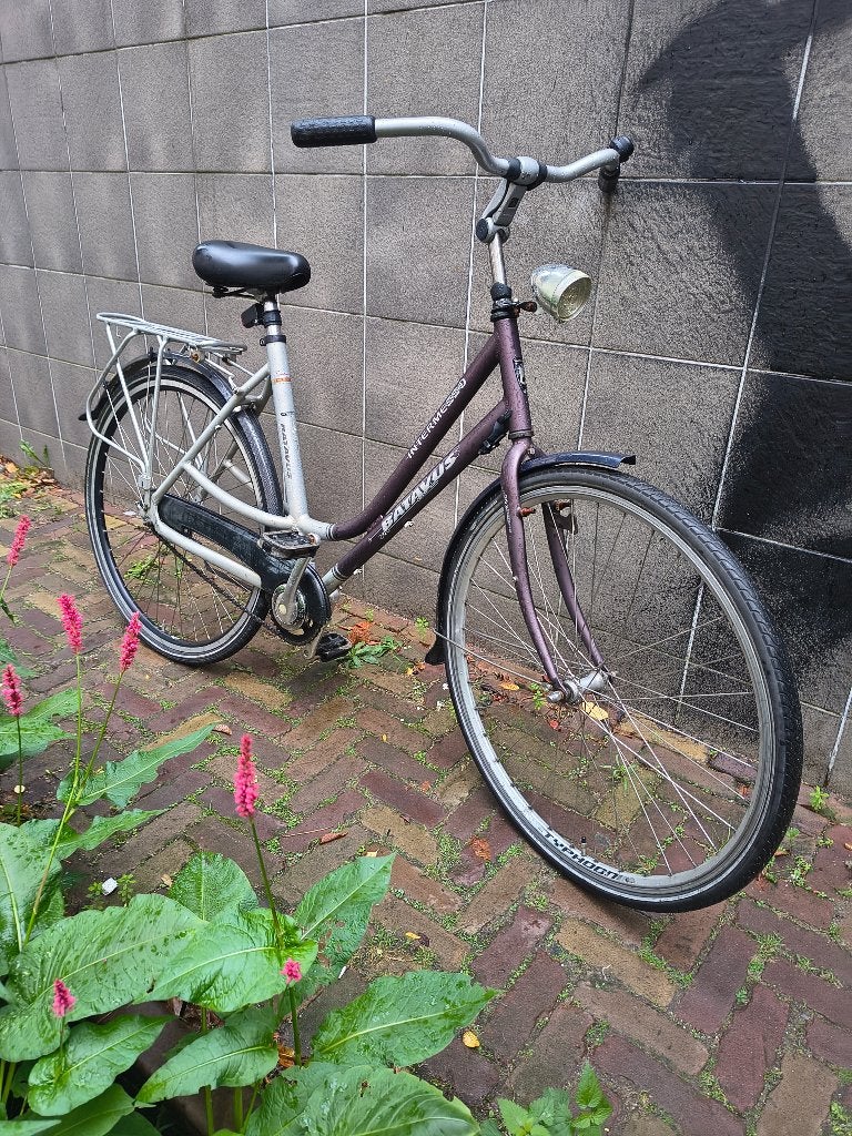 Batavus damesfiets met terugtraprem, Ophalen, Terugtraprem, Batavus, 53 tot 56 cm
