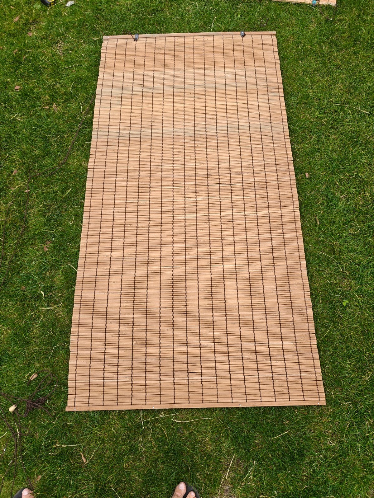 Bamboe rolgordijn, 180x90cm, Huis en Inrichting, Ophalen, Gebruikt, Lichtdoorlatend, Rolgordijn