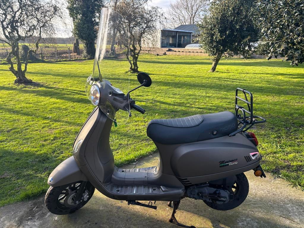 Momo Morino Scooter - Geel Kenteken - 12315 km, Ophalen, Gebruikt, Maximaal 45 km/u, Benzine