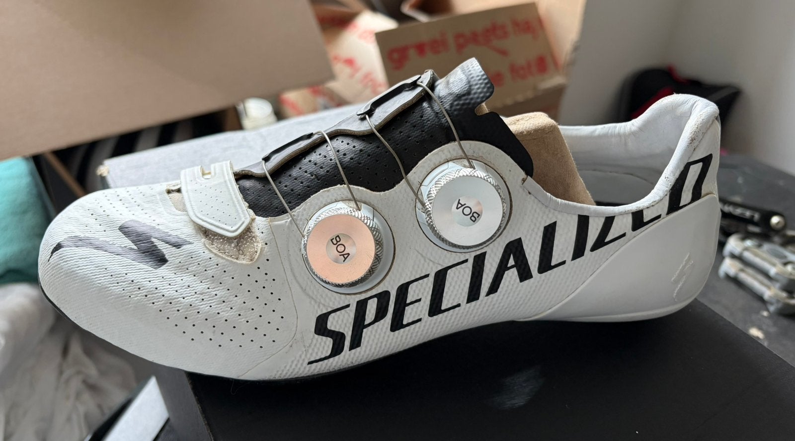 Specialized S-Works RD7 - Maat 40,5 - Team Edition - €440, Fietsen en Brommers, Fietsaccessoires | Fietskleding, Gebruikt, Schoenen