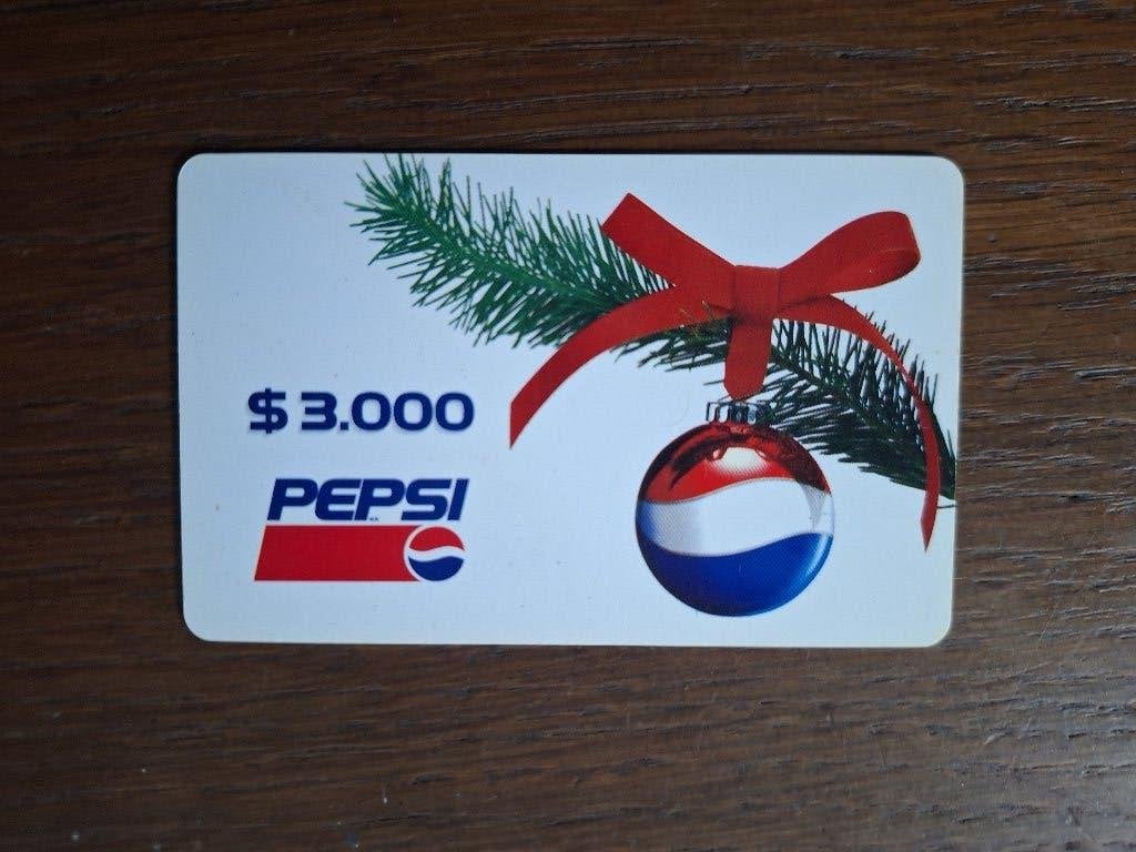 prachtige Pepsi Kerstmis telefoonkaart VTR Chile, Ophalen of Verzenden