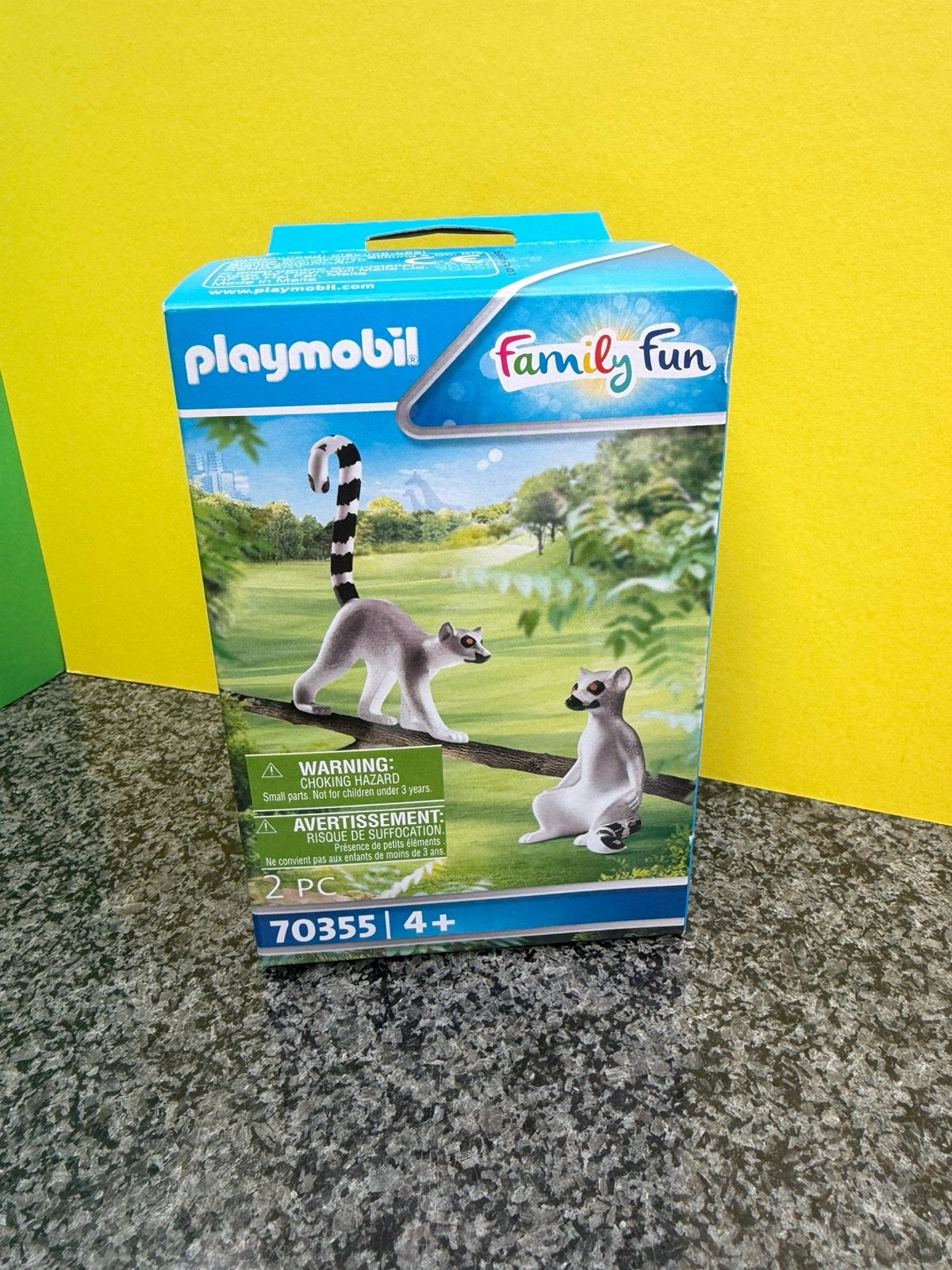 Playmobil set 70355: ringstaartmaki’s NIEUW, Ophalen of Verzenden, Nieuw, Complete set