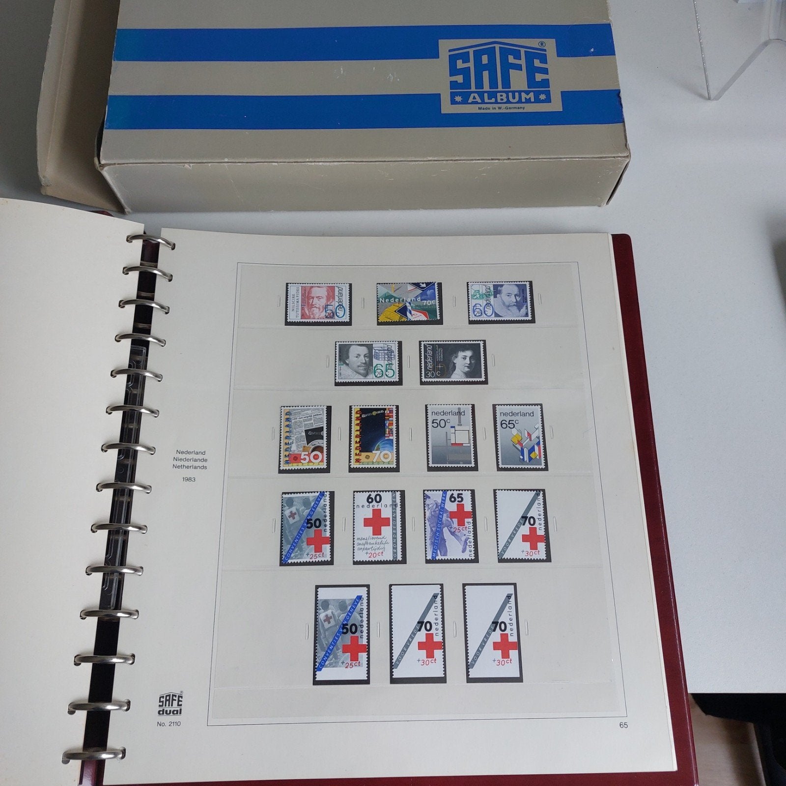 SAFE Album met ongestempelde Postzegels Nederland 1983-1990, Postzegels en Munten, Postzegels | Nederland, Ophalen, Na 1940