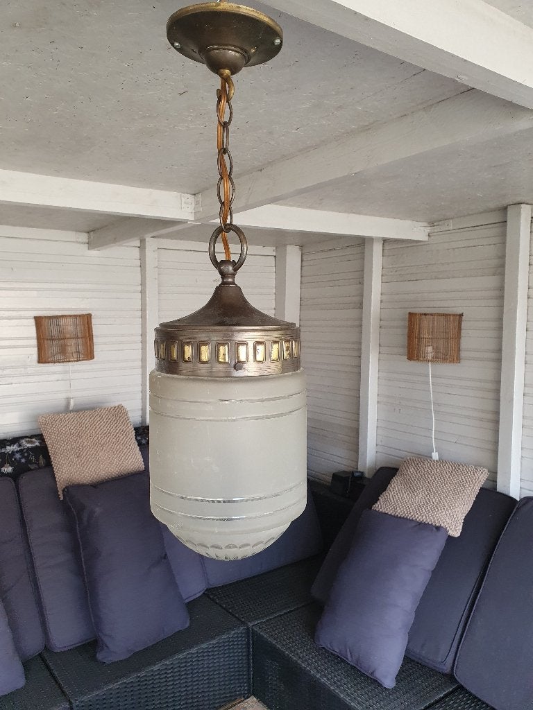 Antieke lamp, Ophalen