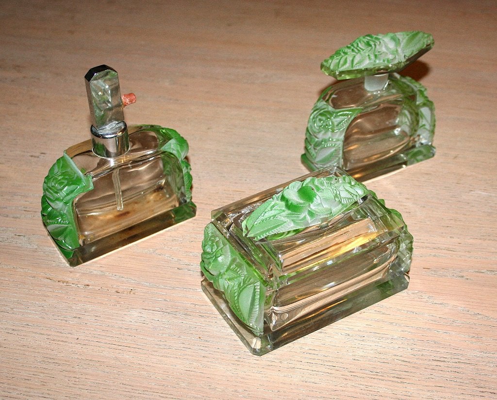 Art-Deco toilet set jaren '30, Ophalen of Verzenden