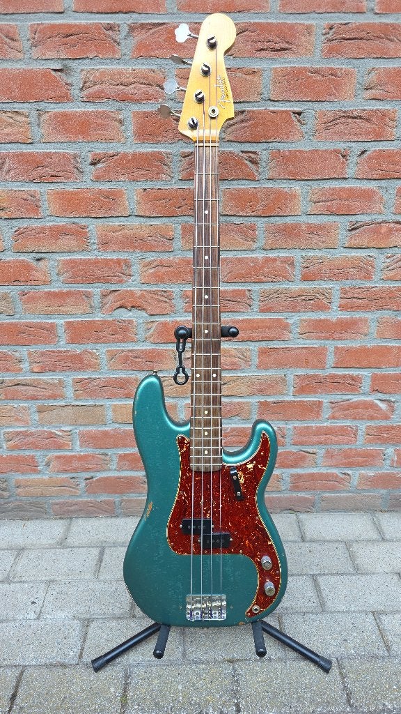 Fender Custom Shop Precision in Sherwood Green, Ophalen of Verzenden, Zo goed als nieuw, Elektrisch