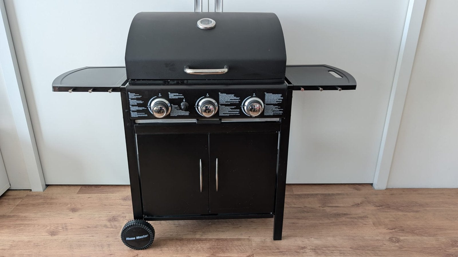 Flame Master gasbarbecue met 3 branders, Ophalen, Gebruikt