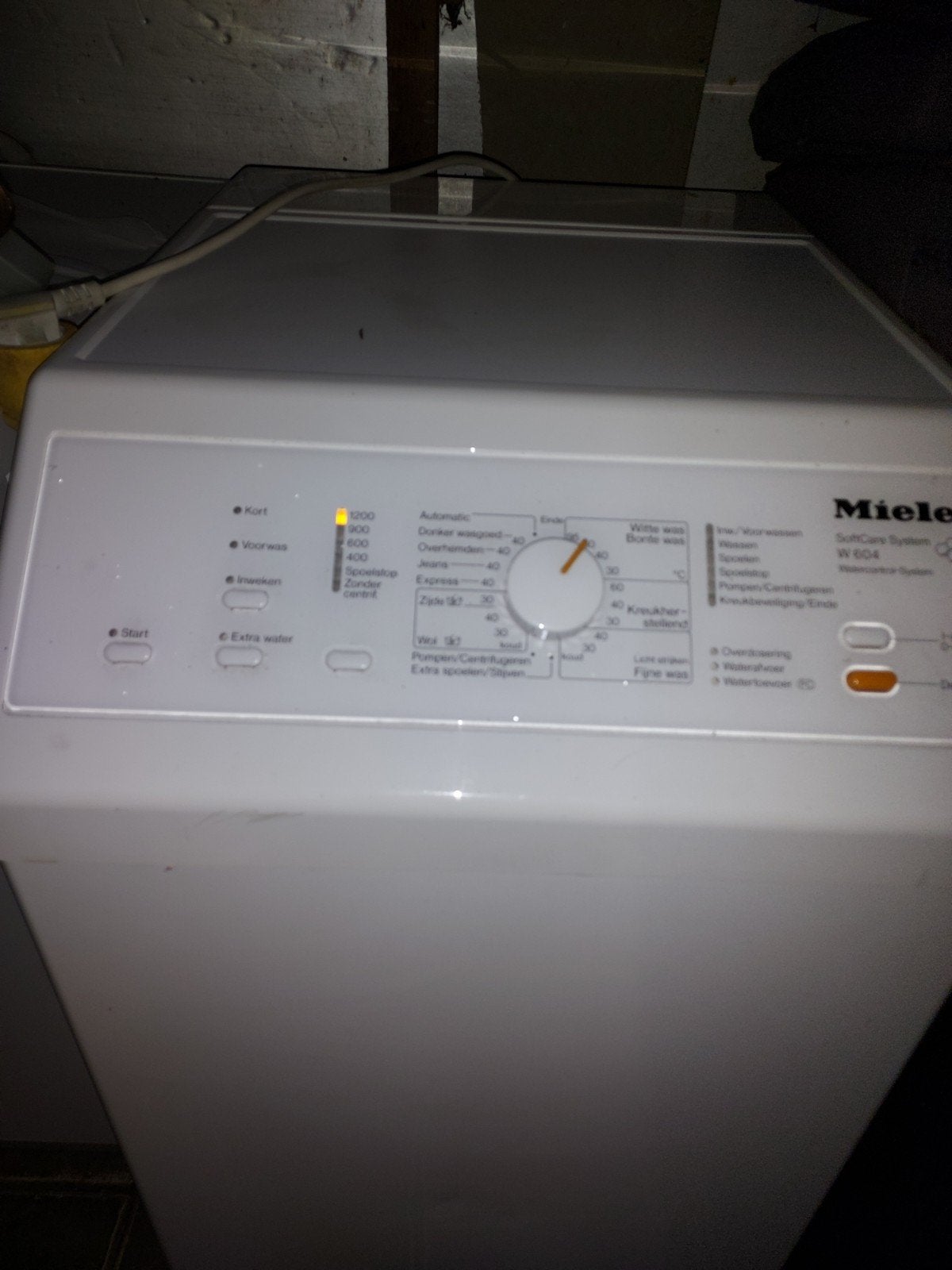 mooi miele wasmachine boven ladet A++, Witgoed en Apparatuur, Ophalen, Energieklasse A of zuiniger, Zo goed als nieuw, Voorlader