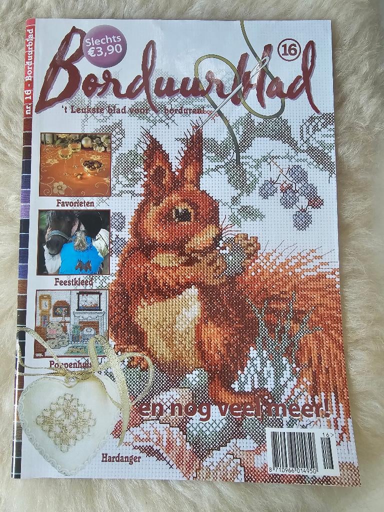 Borduurblad nr. 16 NIEUW, Ophalen of Verzenden, Nieuw, Overige onderwerpen