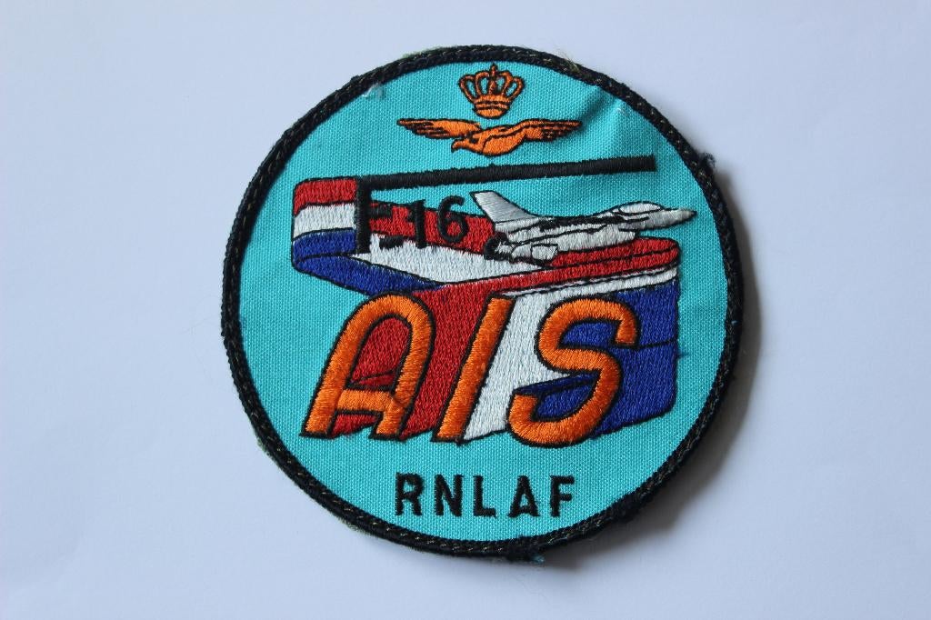 patch  f-16  ais  rnlaf, Verzamelen, Verzenden, Gebruikt, Patch, Badge of Embleem