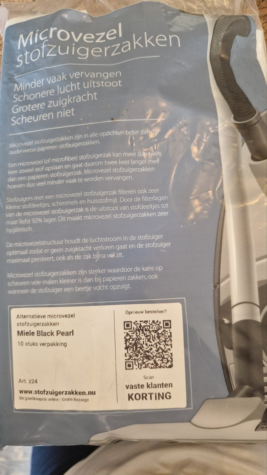 14 microvezel stofzuigerzakken voor Miele Black Pearl, Ophalen of Verzenden, Nieuw, Miele