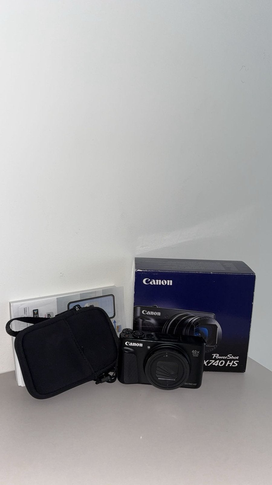 Canon PowerShot SX740 HS + 128GB microSD – Zo goed als nieuw, Ophalen of Verzenden, Zo goed als nieuw, Canon, 8 keer of meer