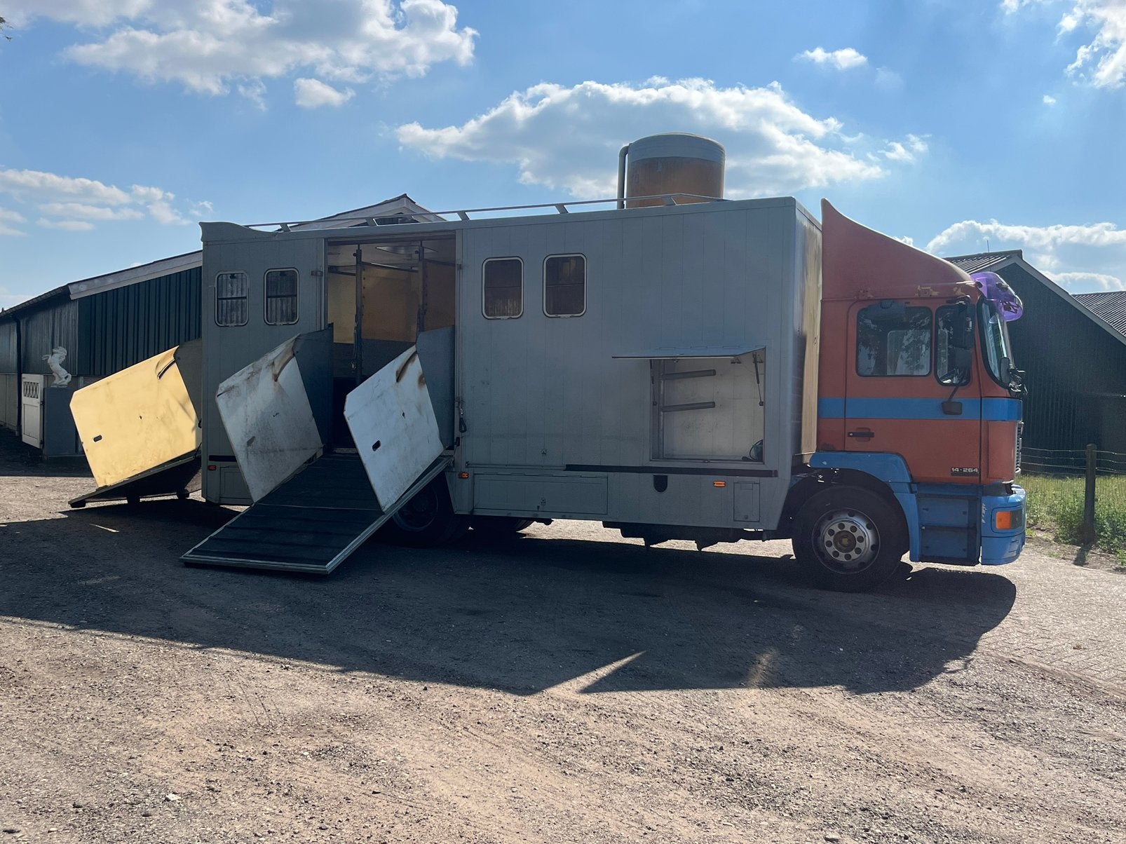 MAN 6 paards vrachtwagen, Auto's, MAN, Bedrijf, Grijs, Zilver of Grijs