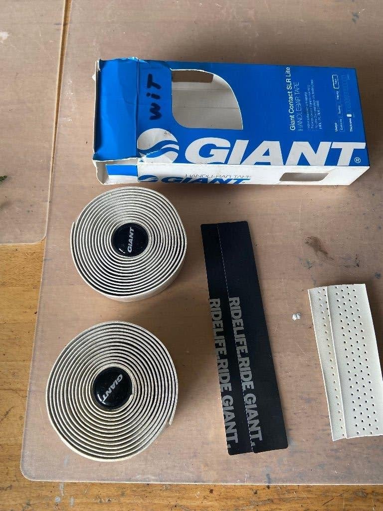 Giant Contact SLR Lite Stuurlint - Wit/Licht Beige (Nieuw), Fietsen en Brommers, Fietsen | Racefietsen, Overige merken, Heren