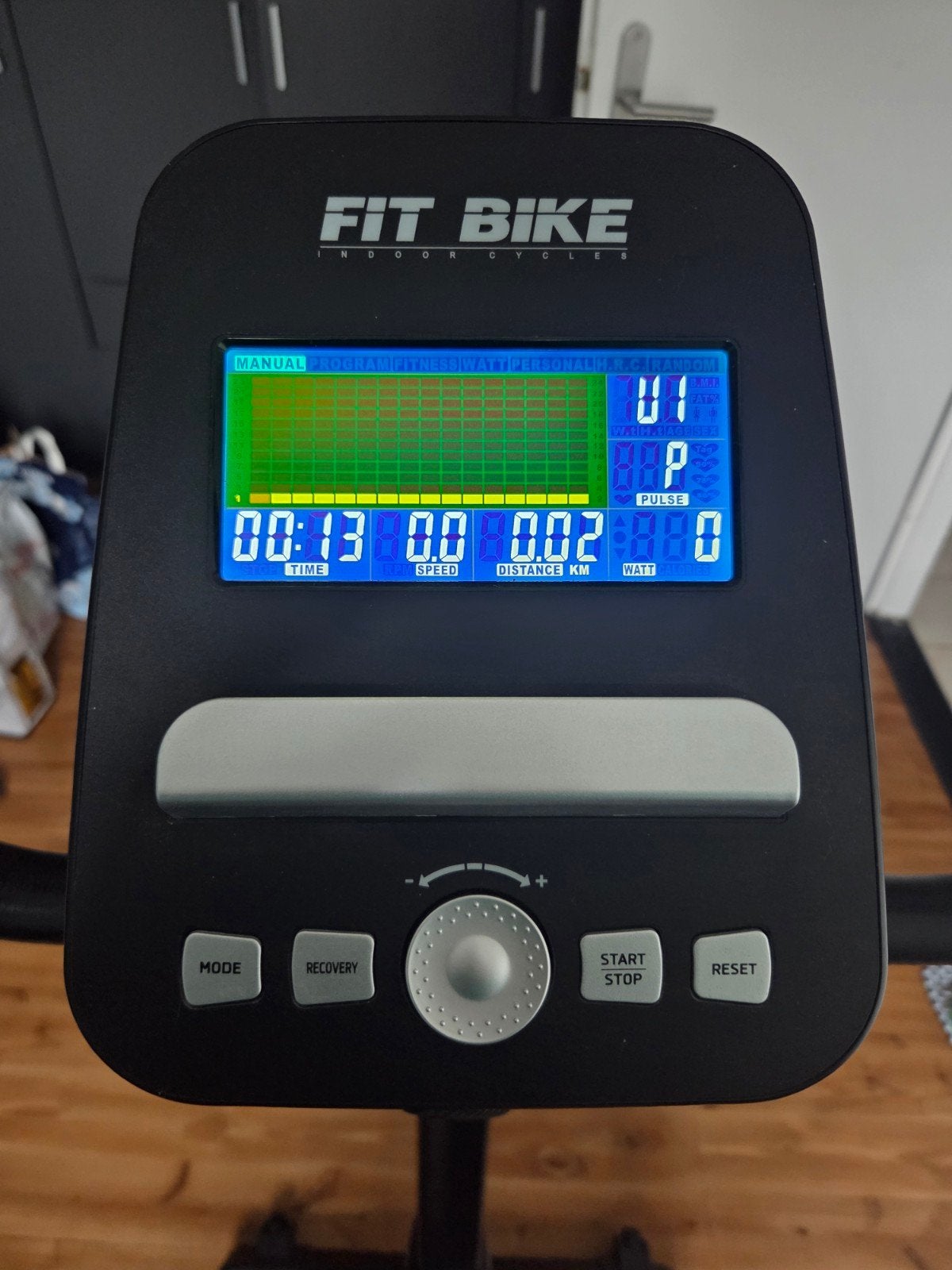 Hometrainer Fit Bike - Goede staat, lichte zadelbeschadiging, Ophalen, Gebruikt, Metaal, Benen