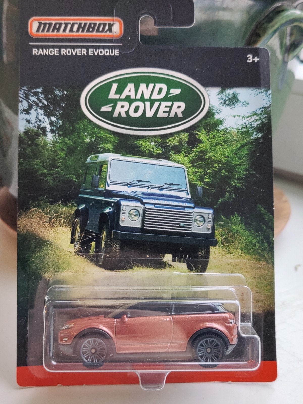 Matchbox Land Rover Evoque ORANJE, Ophalen of Verzenden, Auto
