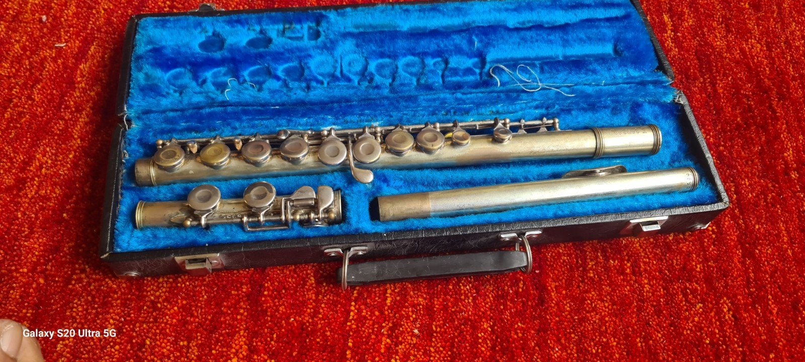 Vintage Artist I Dwarsfluit met Koffer - Gebruikt, Muziek en Instrumenten, Blaasinstrumenten | Dwarsfluiten en Piccolo's, Ophalen of Verzenden