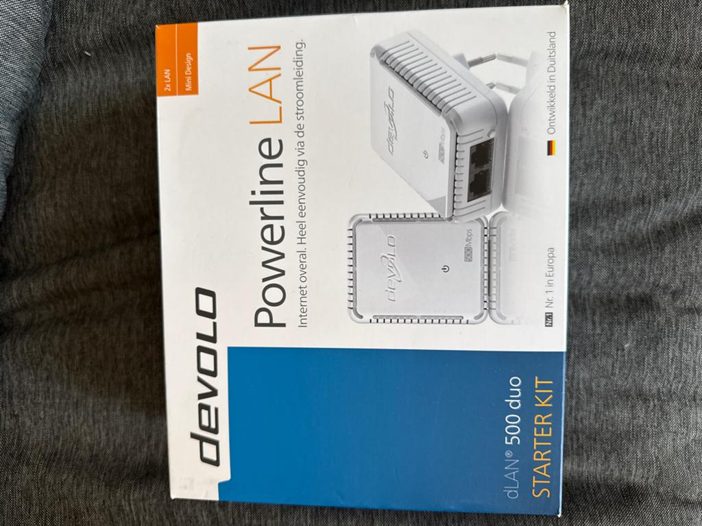 Devolo dLAN 500 duo Powerline Starter Kit, Ophalen of Verzenden, Zo goed als nieuw
