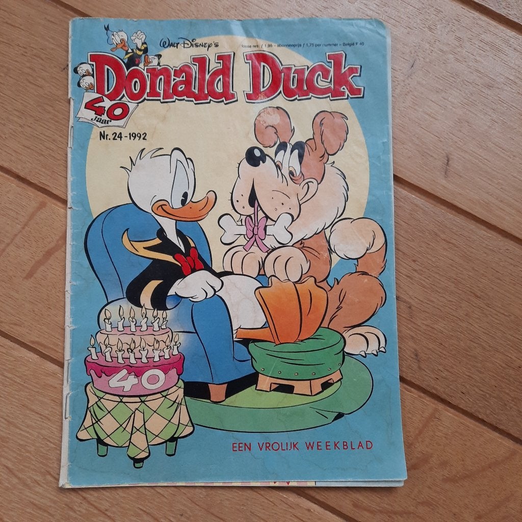 Donald Duck - Nr. 24 1992, Eén stripboek, Ophalen of Verzenden, Donald Duck