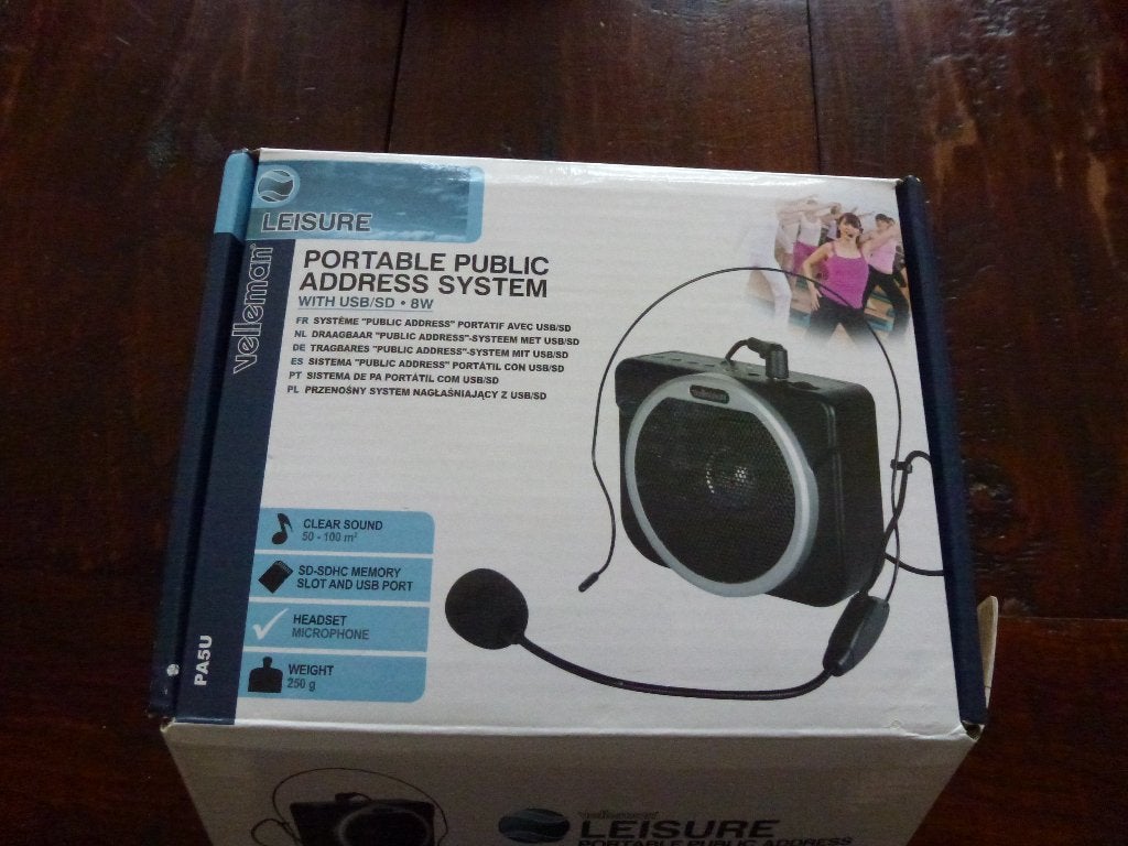 te koop velleman draagbaar  een compacte spraakversterker, Audio, Tv en Foto, Overige merken, Refurbished, Ophalen of Verzenden