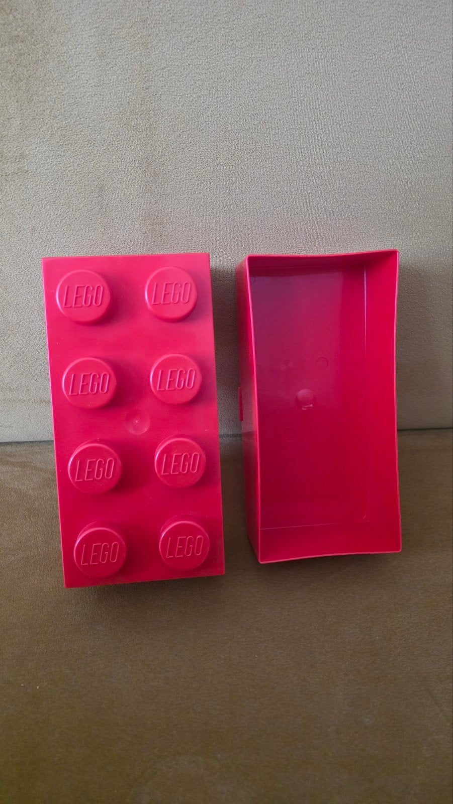 LEGO Broodtrommel / Lunchbox - Rood/ 20 cm x 10 cm x 6 cm, Ophalen of Verzenden, Zo goed als nieuw, Broodtrommel, Rood