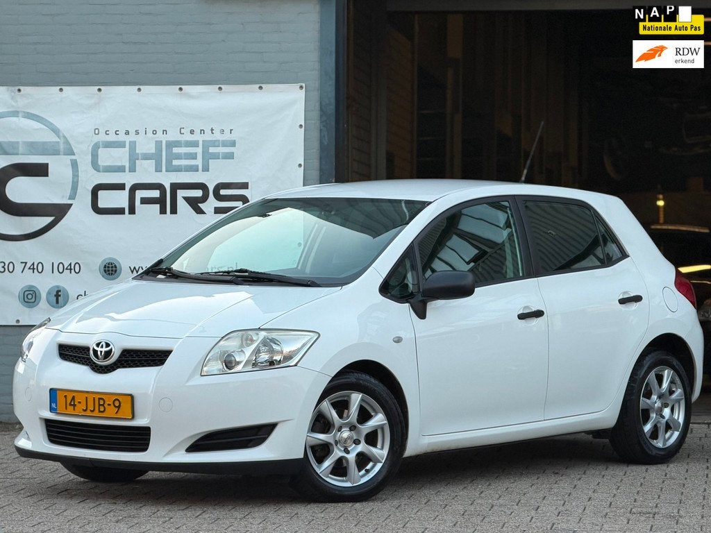 Toyota Auris 1.3|NAP|AIRCO|NIEUWEAPK|5DR|2EIGENAREN|BOEKJES!, Auto's, Voorwielaandrijving, Gebruikt, 4 cilinders, Wit