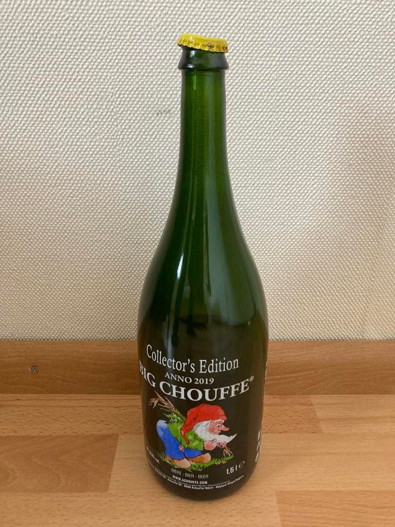 Big la Chouffe fles editie 2019, Ophalen of Verzenden, Zo goed als nieuw, Flesje(s), Overige merken